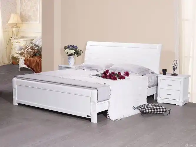 2020最新简约风格实木床