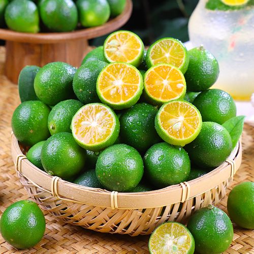 海南青金桔9斤小金桔青橘新鲜青皮桔子小青柠 檬奶茶店水果一整箱
