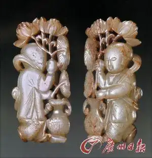 国家博物馆馆藏宋代玉莲孩