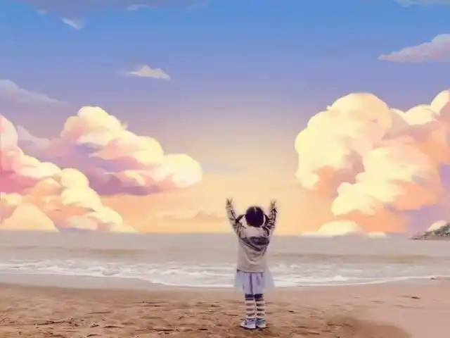 孙红雷老婆晒出女儿的背影照,萌萌哒,两个小辫儿好可爱,"孙漂亮"自诩"