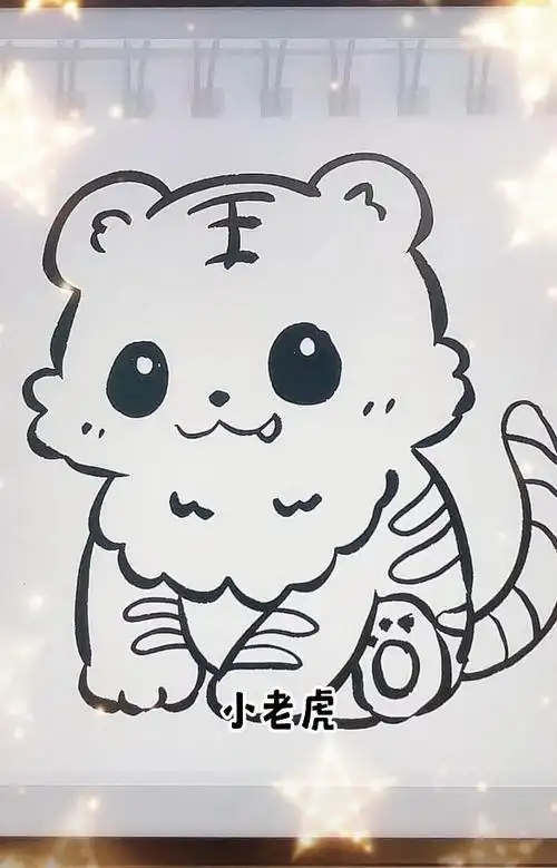 十二生肖小动物简笔画,3分钟适合画的可爱儿童卡通画,绘画教程-度小视