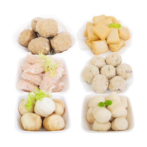 香菇安井火锅组合装约800g肉丸蛋白营养贡丸肉制品