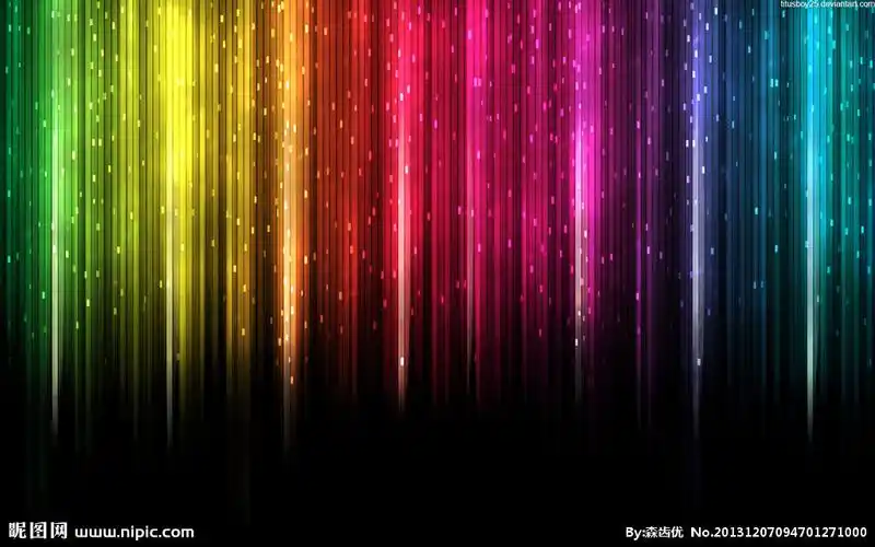 七彩光幕背景图片