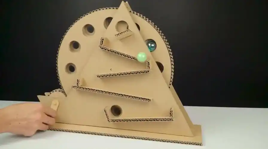 科学小实验 #魔力科学小实验##diy##摩天轮#陪孩子做个这种纸板摩天轮