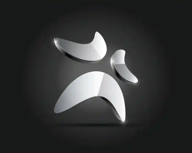 矢量创意玻璃logo