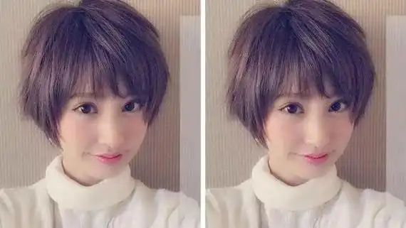 好看的圆脸短发发型女生图片_圆脸女孩子短发发型图片 - 乐享生活