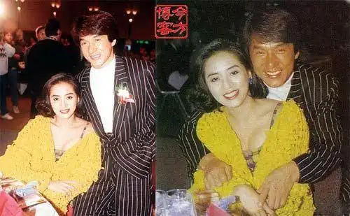 张曼玉拍摄《警察故事》时与成龙传出绯闻.(图片