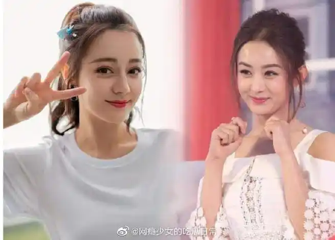 赵丽颖##迪丽热巴
