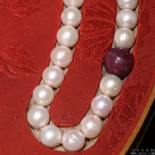 清代老珍珠朝珠一盘
