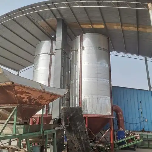 粮农仓储生产 粮食风干晾晒设备仓 风干仓 圆形立式烘干仓图片