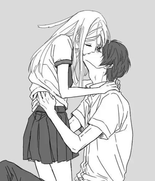 动漫简笔画画在手上的