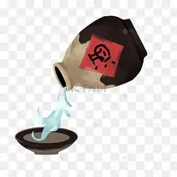 啤酒泡沫饮料气泡饮品插画重阳节重阳糕酒酒壶菊花重阳节酒酒坛酒坛酒