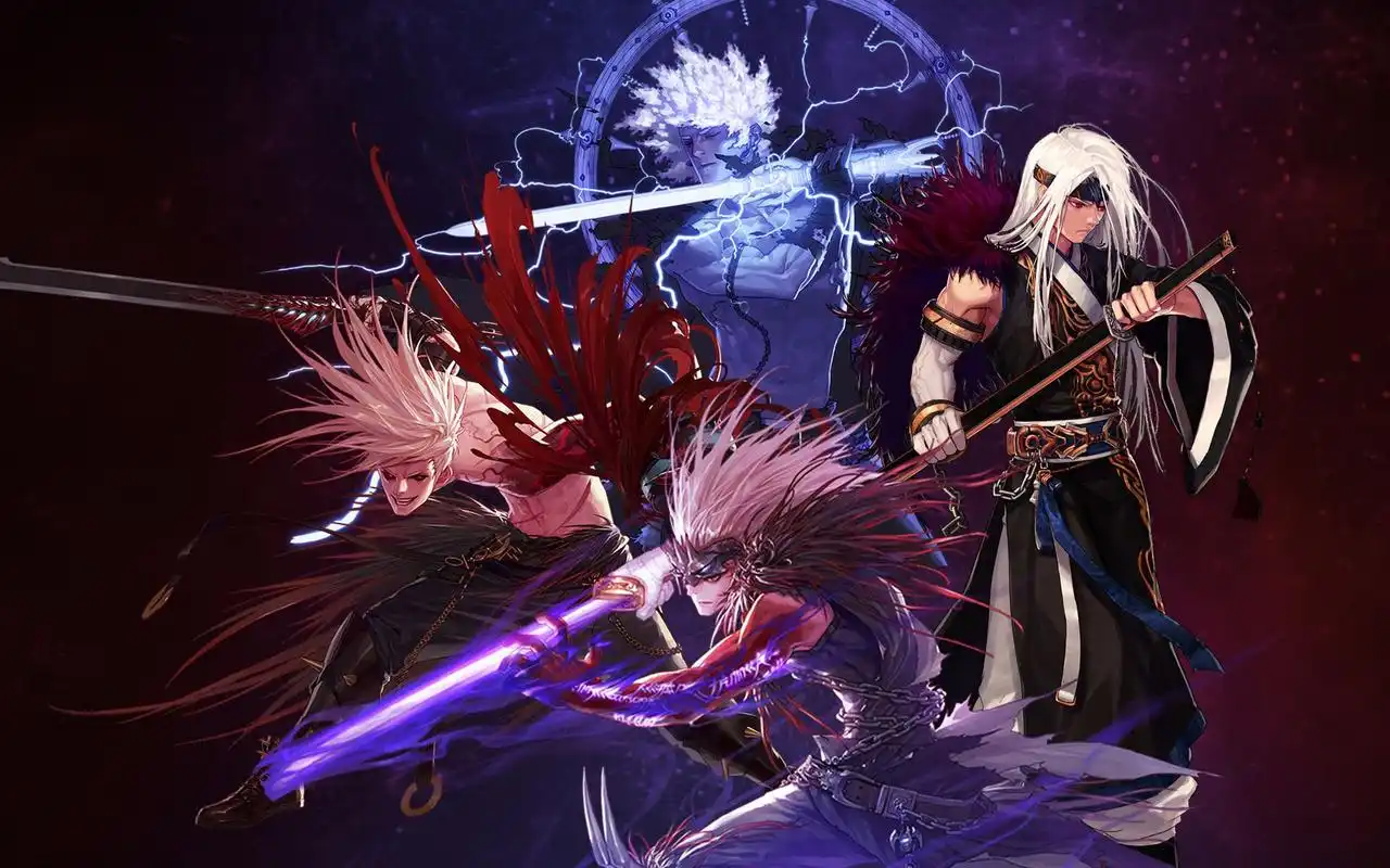 dnf四鬼剑士3d壁纸_哔哩哔哩_bilibili