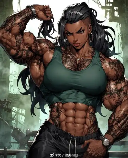 肌肉女#