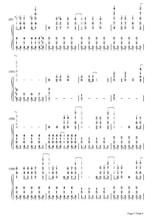 letitgo完整版冰雪奇缘主题曲钢琴谱