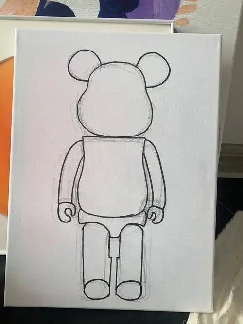 速涂一张暴力熊简易教程|小熊熊好可爱啊