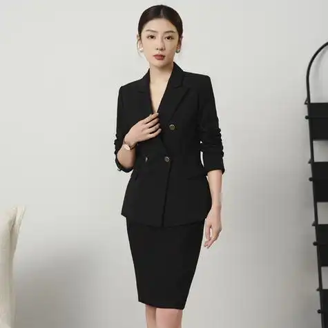 公务员职业西装套装女2023夏季薄款高级正装大学生面试商务工作服