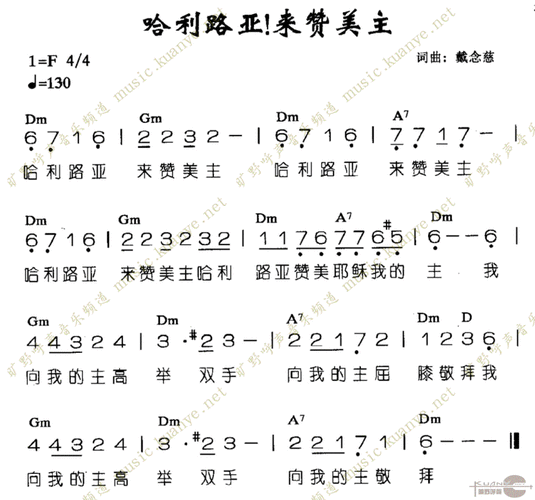 哈利路亚来赞美主