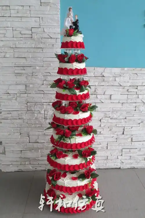 蛋糕模型新款高端婚礼仿真多层开业橱窗摄影仿真水果