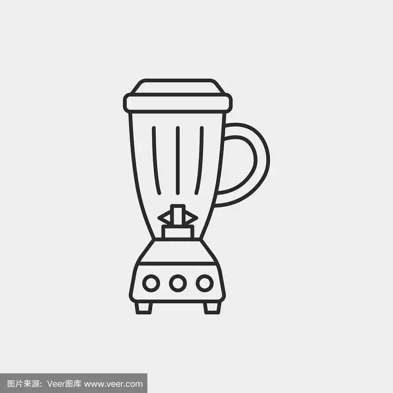 厨具榨汁机线图标