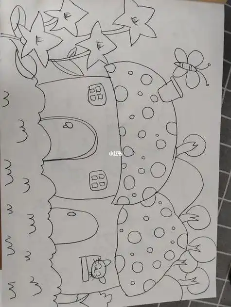 场景练习简笔画简单几分钟搞定一副