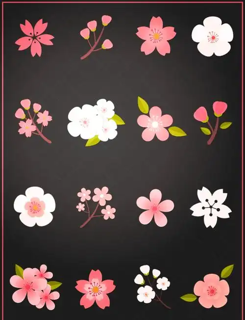 94樱花花瓣免抠素材分享94