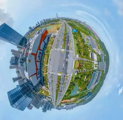 快看光谷高新大道720vr全景影像来了附查看方式