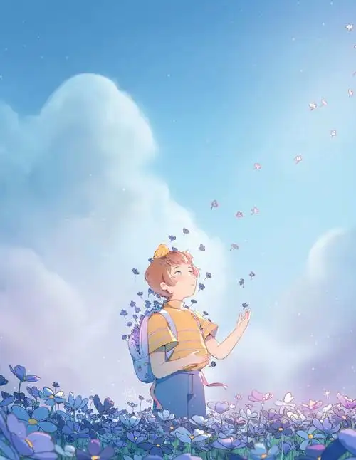 插画师分享梦幻清新的治愈系插画