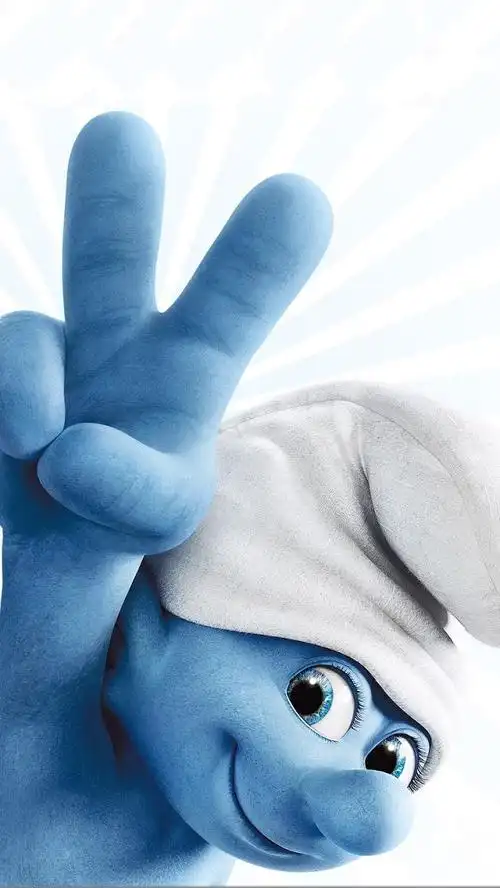 可爱卡通蓝精灵手机动态壁纸