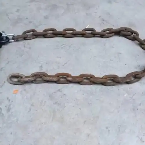 1米11斤 比特犬负重拖重铁链拖大粗链子猛犬拖重拴狗训练用品装备粗