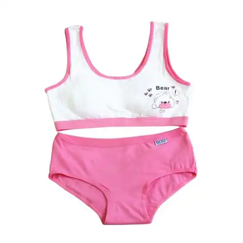 女童内衣小背心中大童发育期儿童内裤9-12岁女孩中小学生文胸套装