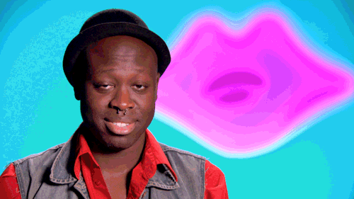 黑人帽子无奈摇头gif动图_动态图_表情包下载_soogif