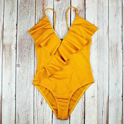 bikini swimming suit for women ruffle sexy summer beach swimsuit