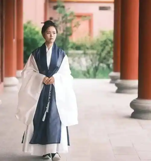 源自中国古代汉服"褶"(相传周武王亲制),在明代演变为道袍,是明代男子