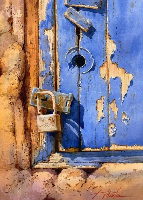 西班牙水彩画家faustinomartingonzalez作品欣赏