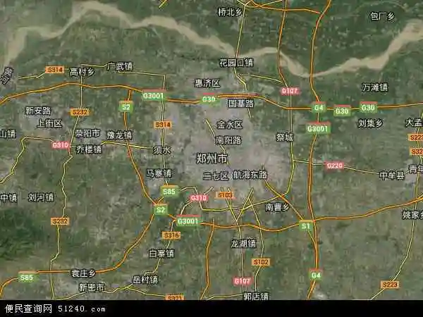 郑州市卫星地图 - 郑州市高清卫星地图 - 郑州市高清航拍地图 - 2021