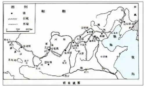 长城九大关隘简笔画