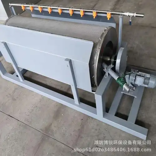 转鼓式微滤机养殖污水处理设备澳洲龙虾水循环顾虑微滤机旋液分离