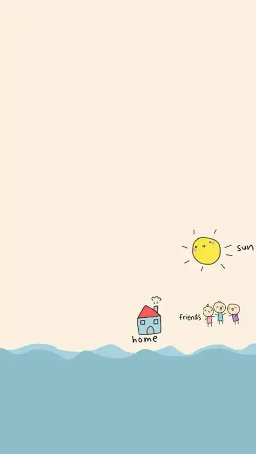 卡通 壁纸 简洁