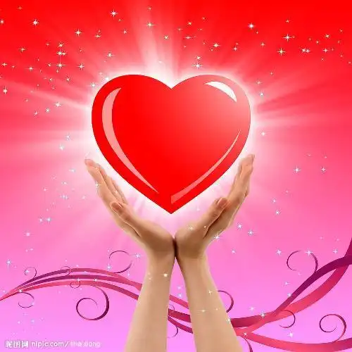 求一张图片, 大概就是一双手上承载着某东西 (光亮