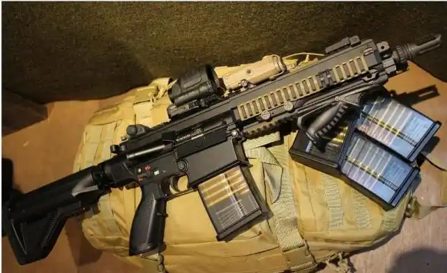 hk417自动步枪,媲美m16及m4综合作战神器_网易订阅