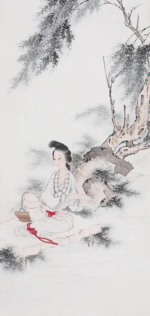 王叔晖《仕女四屏》(购于北京保利拍卖附证书)