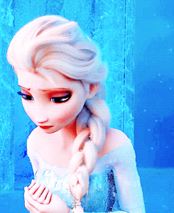 冰雪奇缘艾莎美国动画gif动图_动态图_表情包下载_soogif