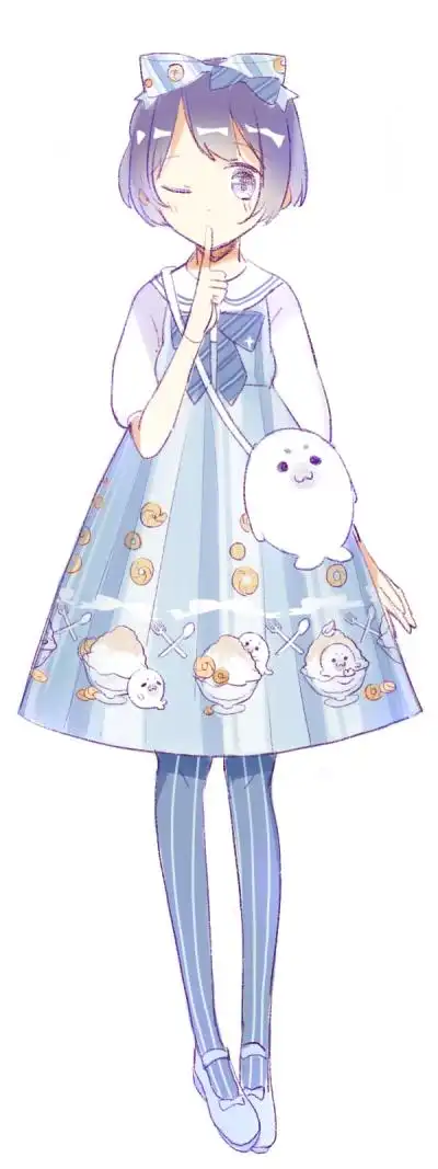 动漫 插画 人物 萝莉 洋服 洛丽塔 洋装 lolita 风见 [pixiv]