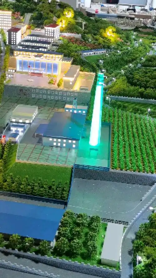 煤矿厂区沙盘模型,机械沙盘模型,工业沙盘模型-度小视