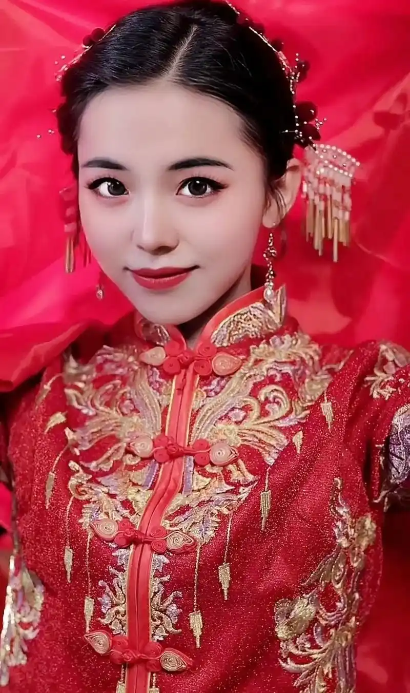 古风新娘#秀禾服新娘#掀起你的盖头来 #喜结良缘#喜结良缘 - 抖音