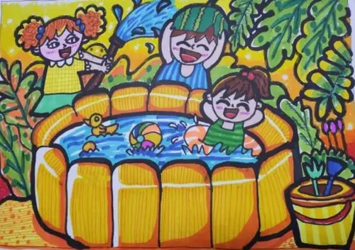 【八一幼儿园教师绘画作品展 】第五期⑵:人物场景画《游戏中的我》之