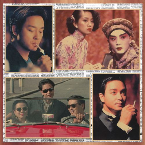 张国荣经典电影剧照 港台明星哥哥复古牛皮纸装饰墙画壁画171