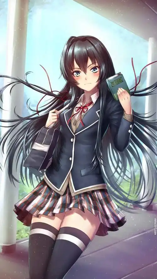 我的青春恋爱物语果然有问题女主角雪之下雪乃手机壁纸图片集(8)