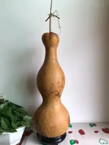 超级大莲花头葫芦 皮厚  葫芦嘴和拳头一般大 高度70厘米整